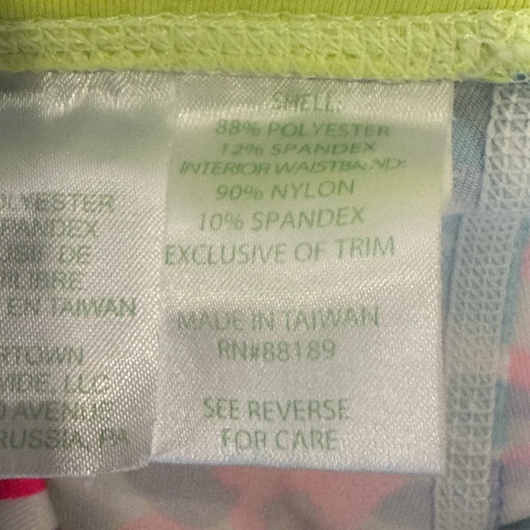 Lilly Pulitzer Luxletic Weekender 21" High Rise Crop Legging in Dive In Sz S - Picture 8 of 11